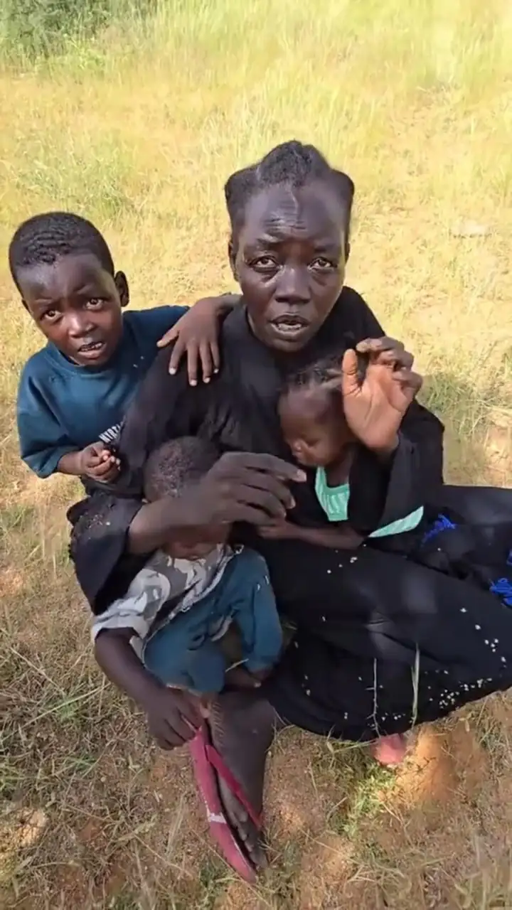 Aide humanitaire distribuée à des familles